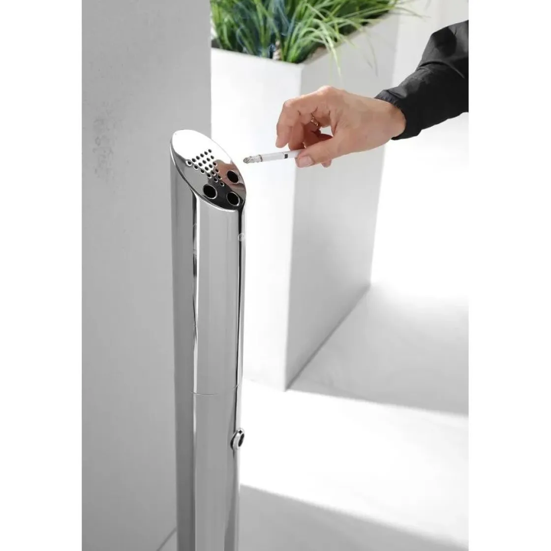 Hendi Staande zuil asbak* Bedrijfshygiëne