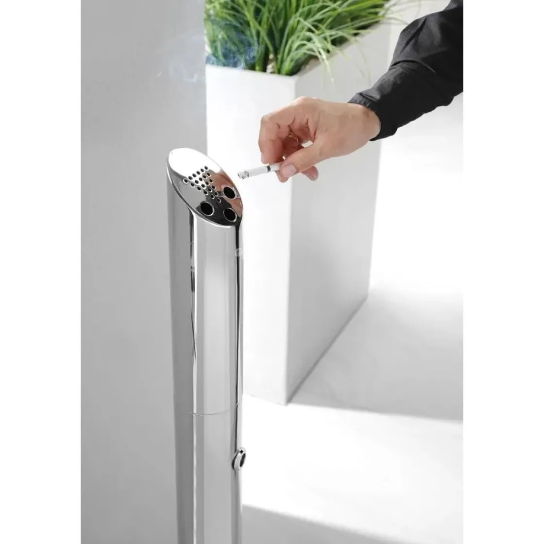 Hendi Staande zuil asbak* Bedrijfshygiëne