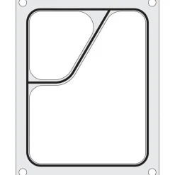 Hendi Traysealer matrix Tweedelige colt container 227x178 mm* Sealen