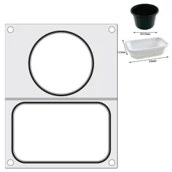 Hendi Traysealer matrix 1x ø115 mm)* Sealen