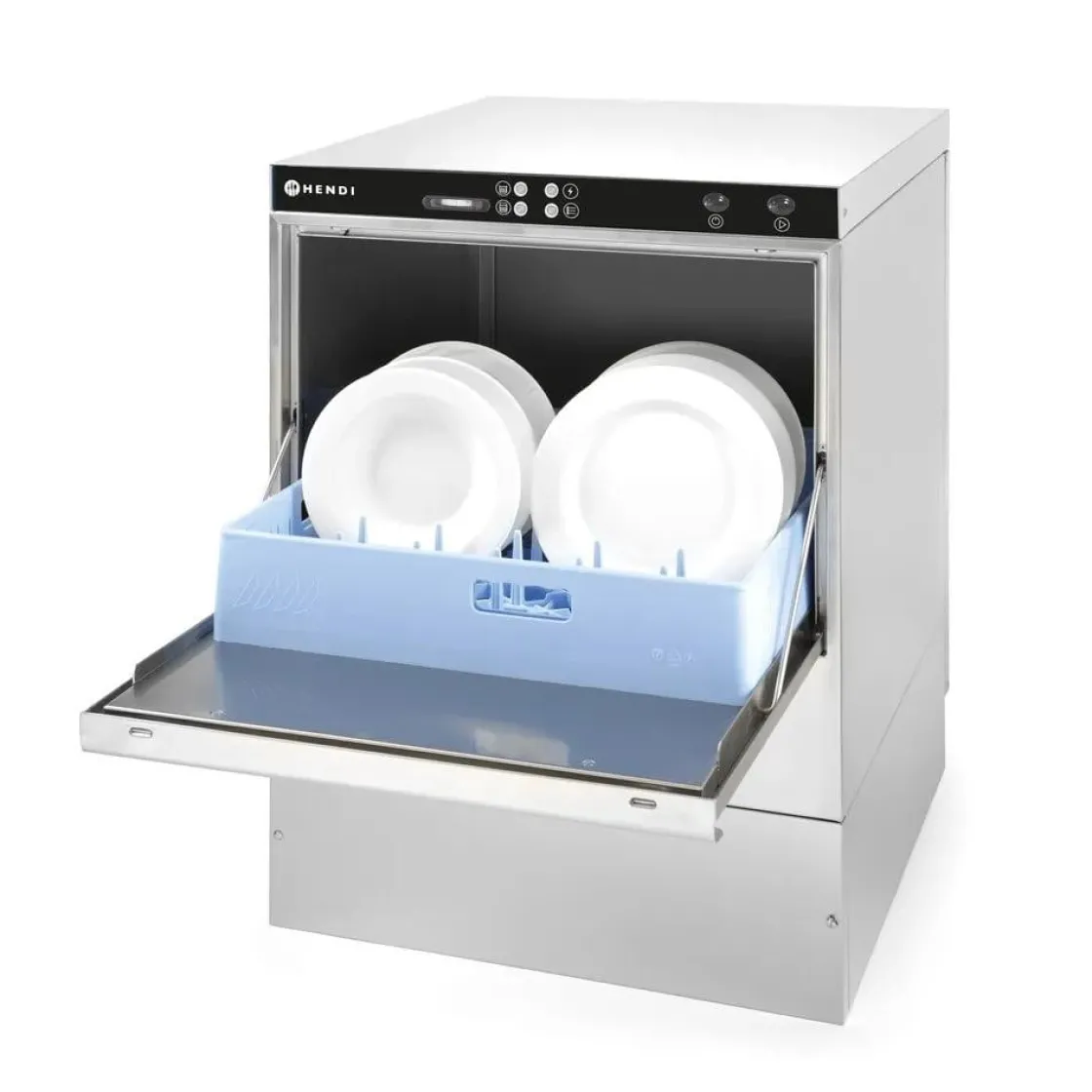 Hendi Vaatwasser 50x50 - met afvoer en reinigingspomp 6600W* Keukenapparatuur