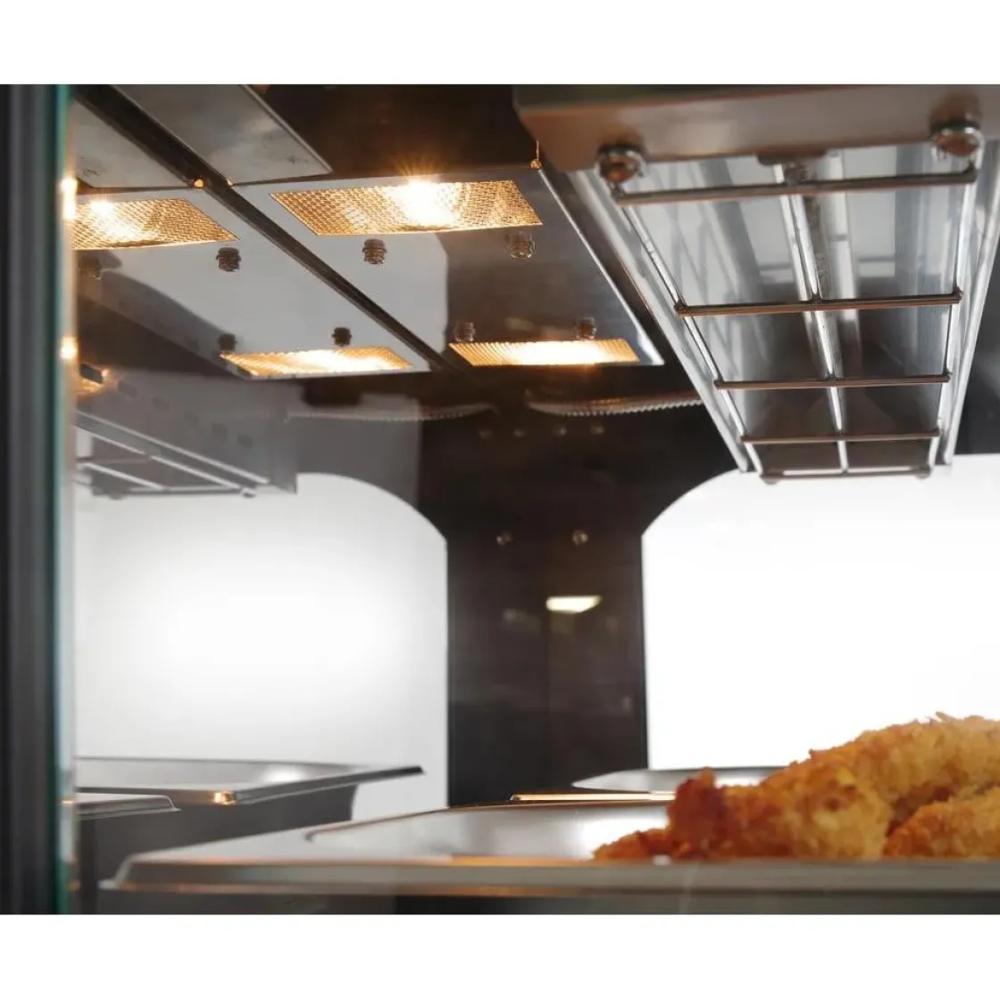 Hendi Warmhoudvitrine Quartz tweelaags* Toonbankdisplays