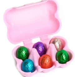 House of Marie HoM Eierdoos Roze 6 Kwarteleieren 40st.* Bonbon Doosjes