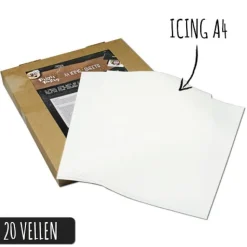 Prints on Pastry Icing sheets A4-formaat (20 vellen)* Eetbaar Papier