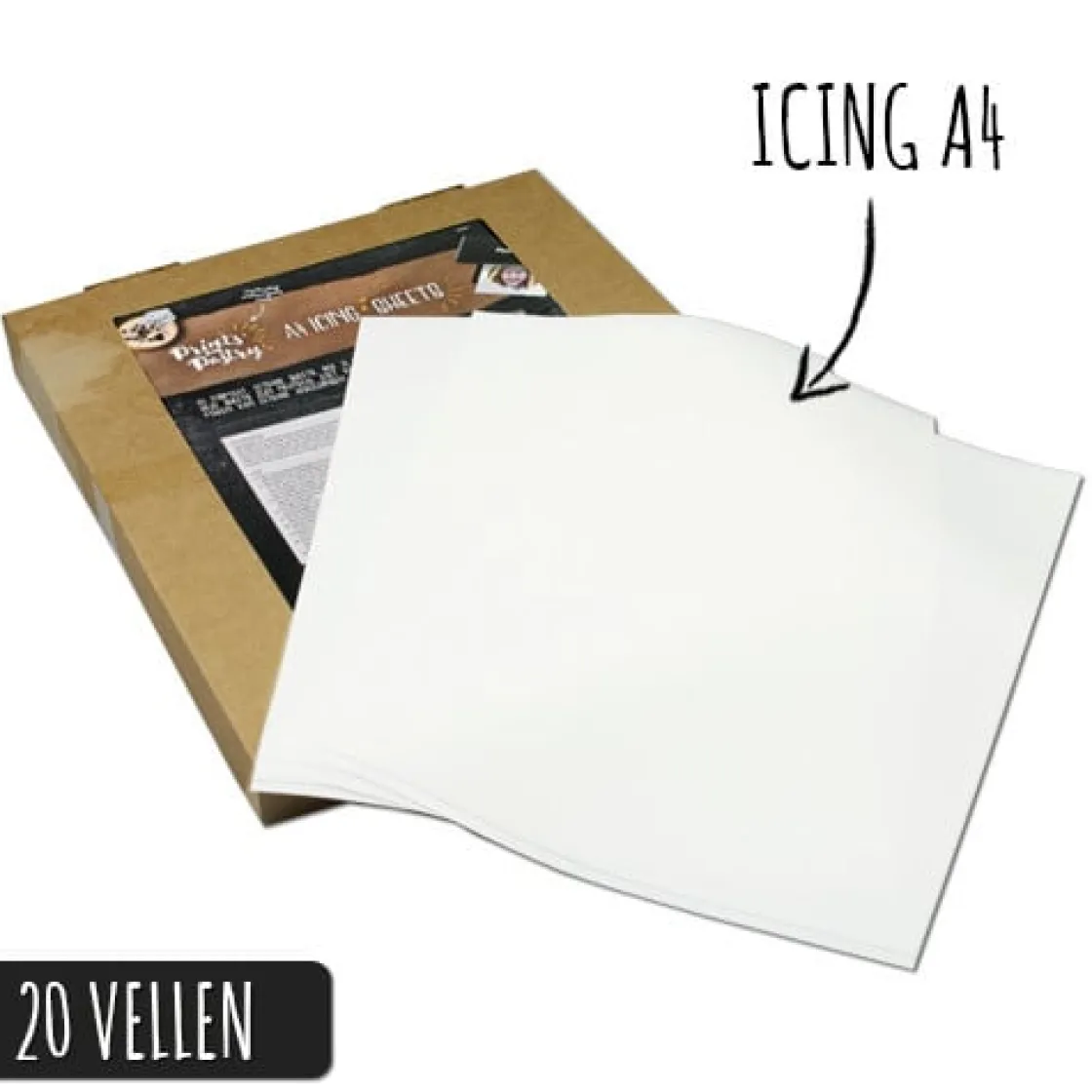 Prints on Pastry Icing sheets A4-formaat (20 vellen)* Eetbaar Papier