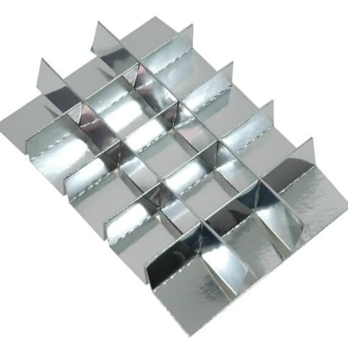 Overig Interieur Chocoladeletterdoos 15-vaks Zilver 100st.* Chocolade Verpakkingen|Chocoladeletterdozen