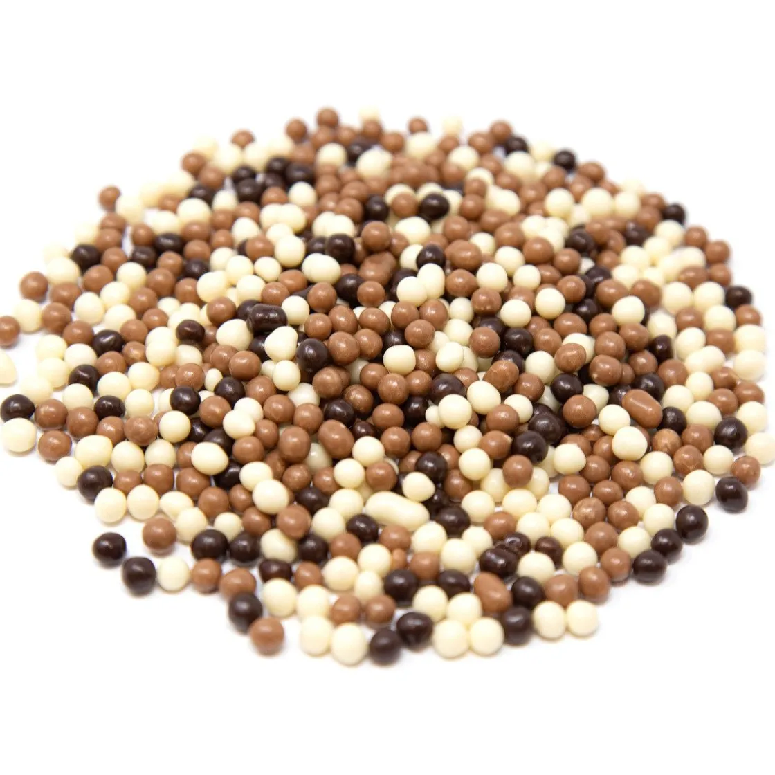 Irca Crunchy Chocoladeparels Mix 2kg*** Chocolade Decoraties|Ijsdips