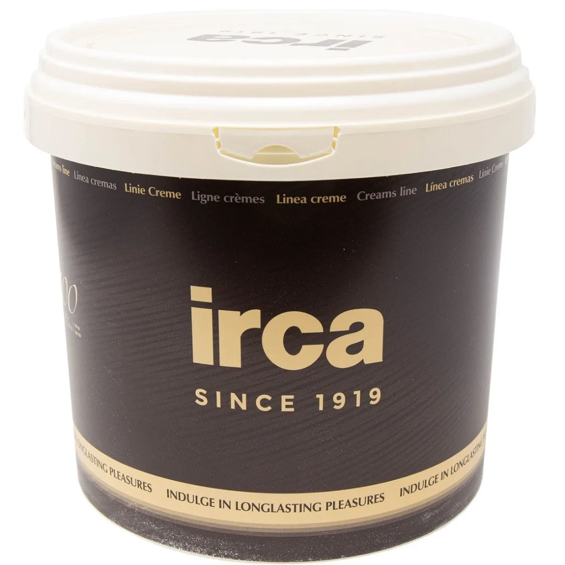 Irca Witte Chocopasta Crunchy Pistache (Delicrisp) 5kg* Chocolade Vullingen|Bonbonvullingen