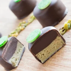 Irca Witte Chocopasta Crunchy Pistache (Delicrisp) 5kg* Chocolade Vullingen|Bonbonvullingen