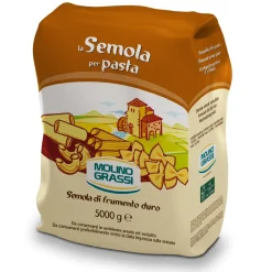 Molino Grassi Italiaanse Bloem Semola (droge pasta) 5kg* Bloem En Meel