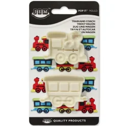JEM Pop It Uitsteker / Mal Trein & Wagon* Figuur Stekers