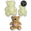JEM Pop it uitsteker/mal Teddy (teddy beer) set/2* Figuur Stekers