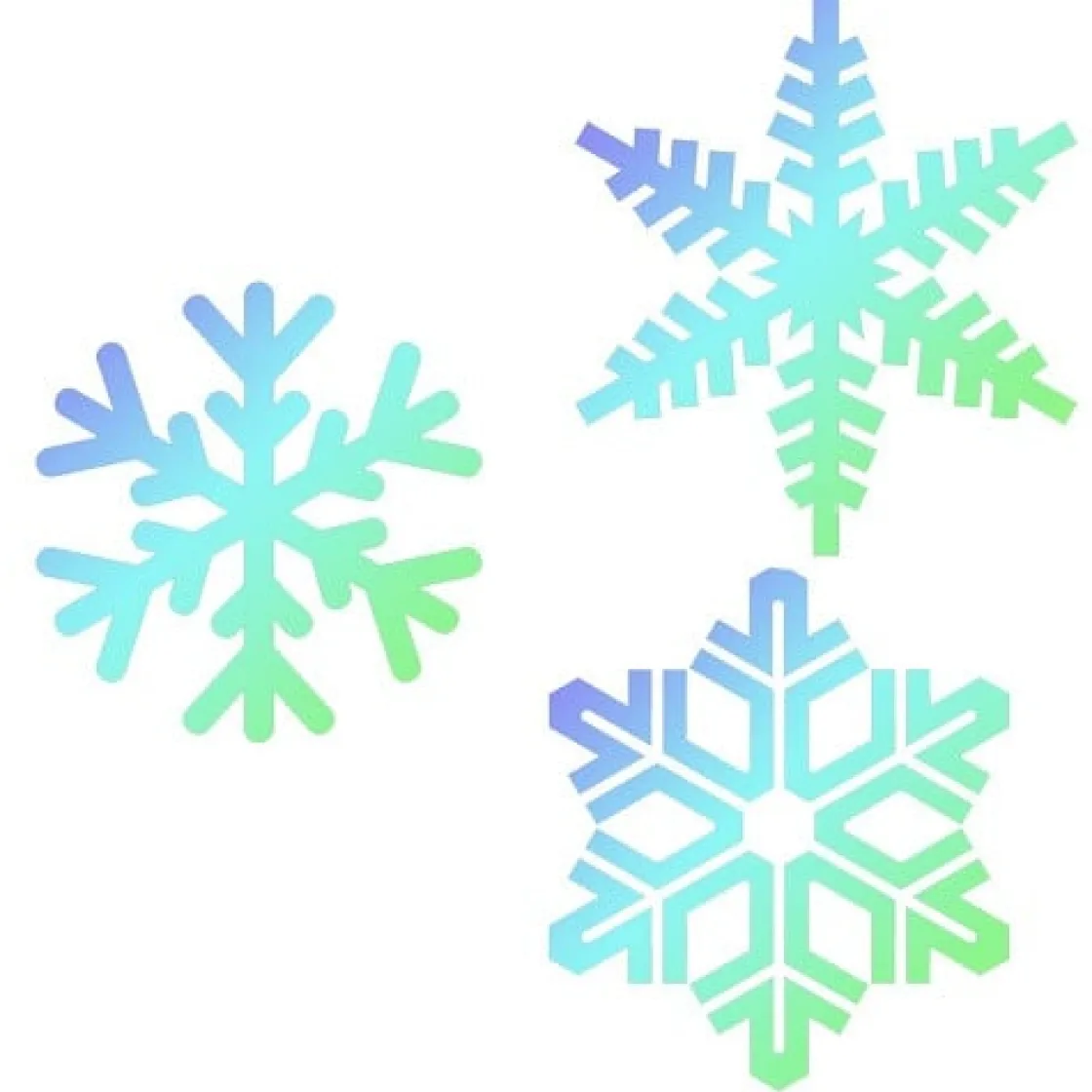 JEM Sjabloon Sneeuwvlokken Set/3* Sjablonen En Stencils