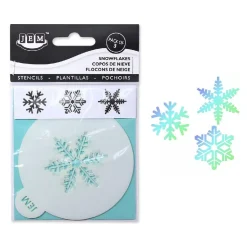 JEM Sjabloon Sneeuwvlokken Set/3* Sjablonen En Stencils