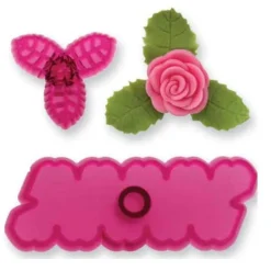 PME JEM Uitstekerset Roos set/2* Bloem En Blad Stekers