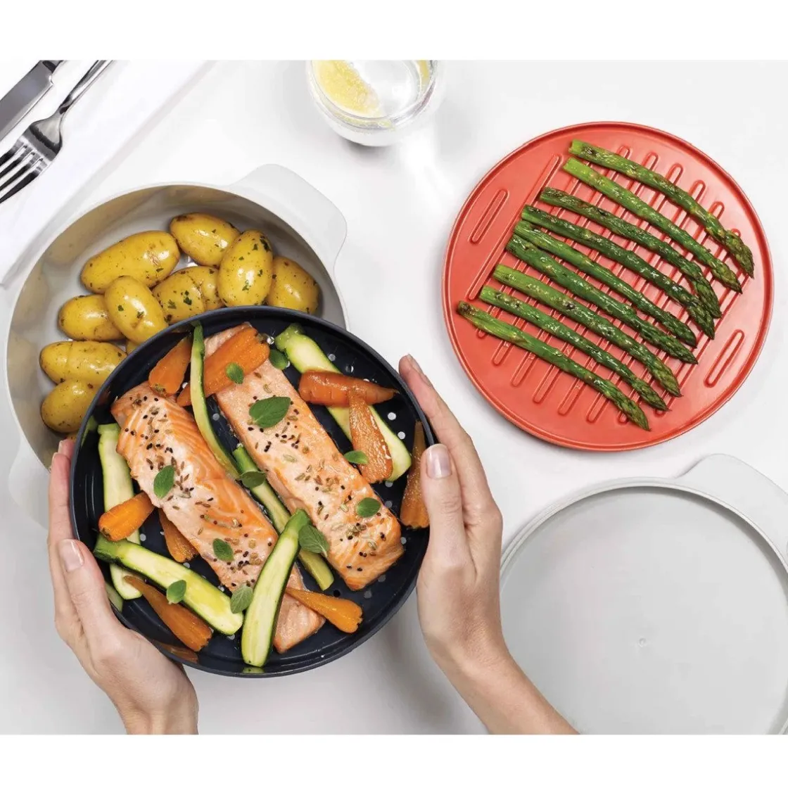 Joseph Joseph Magnetron Kookset Set/4*** Pannen En Schalen