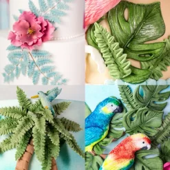 Karen Davies Mold Tropische Bladeren* Molds