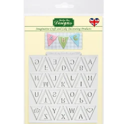 Katy Sue Mold Alfabet Vlaggetjes* Molds