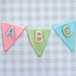 Katy Sue Mold Alfabet Vlaggetjes* Molds