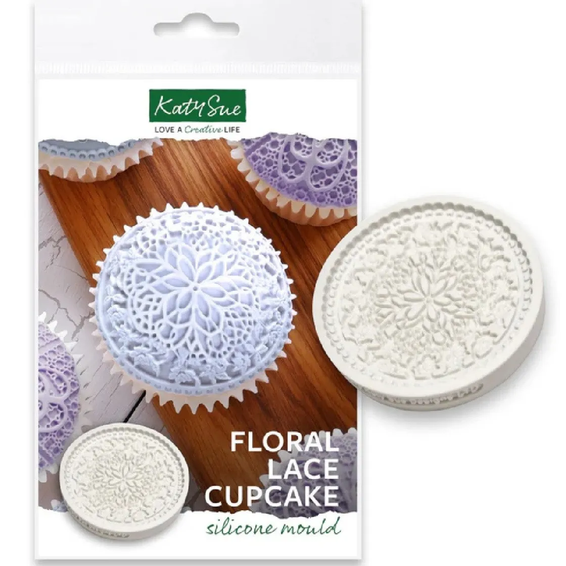 Katy Sue Mold Floral Lace Cupcake* Molds