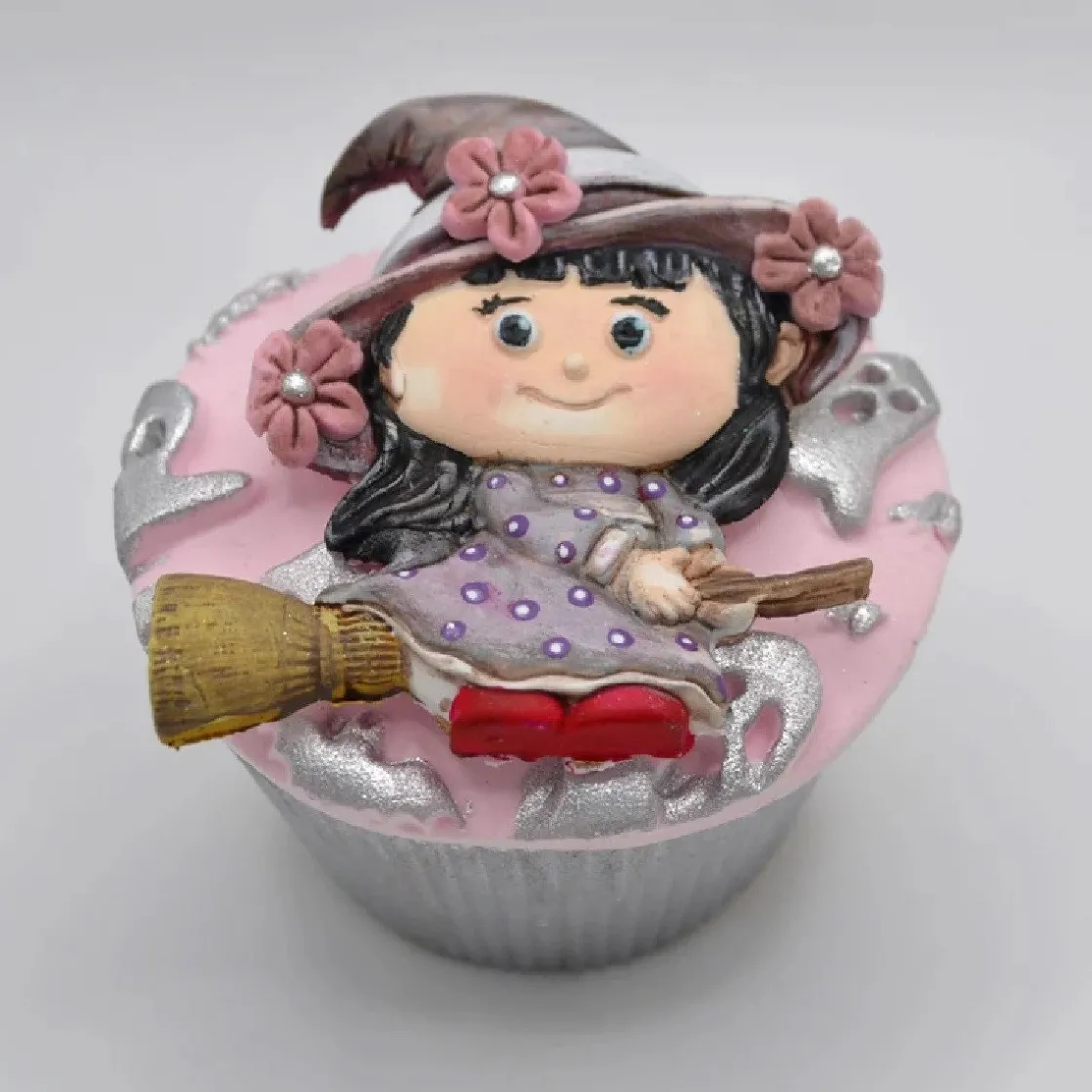 Katy Sue Mold Halloween Heks, Kat en Ketel* Molds