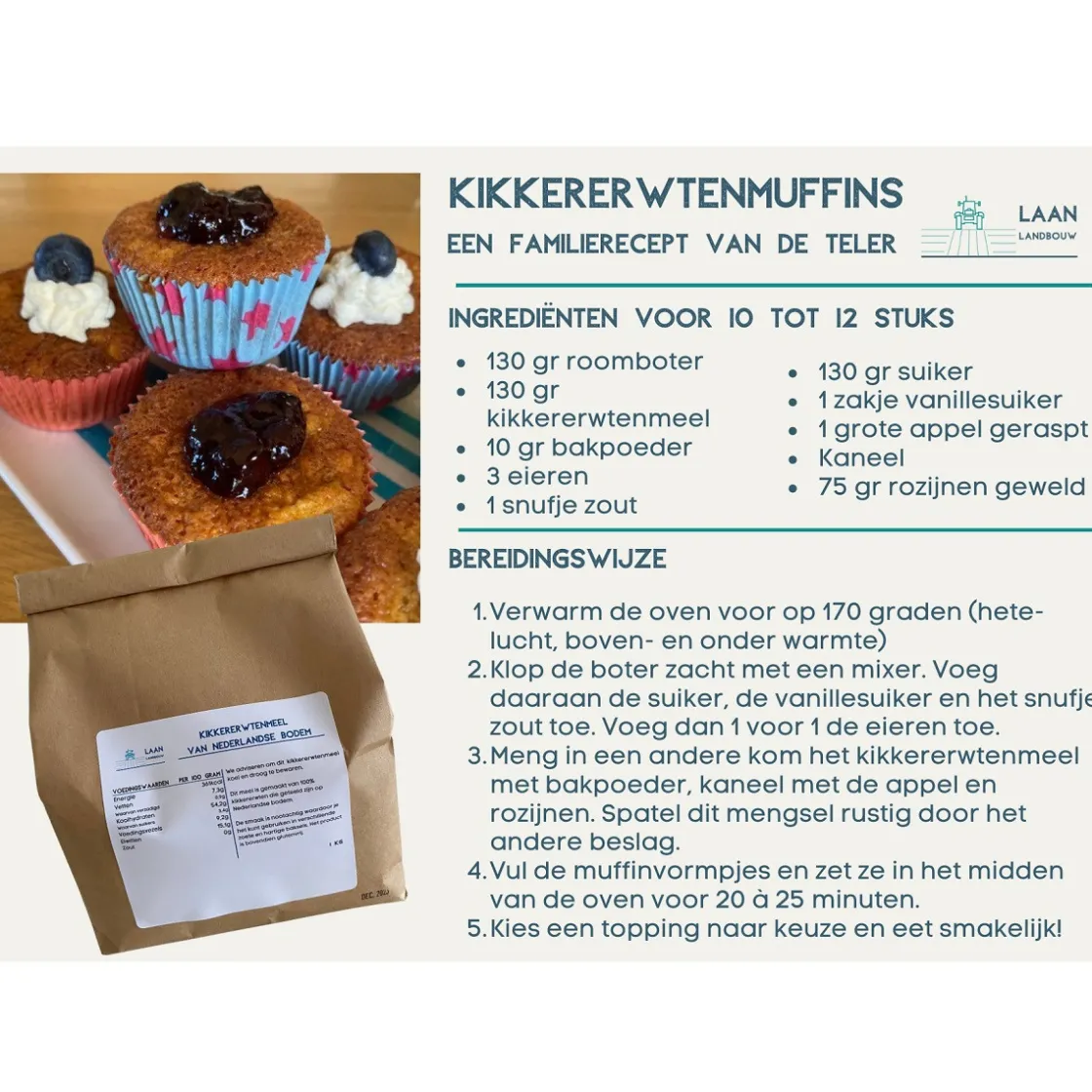 Overig Kikkererwtenmeel Nederlands 1kg* Bloem En Meel
