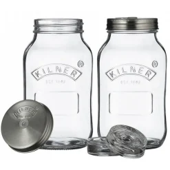 Kilner Fermentatiepot Set/2 1L* Voorraadpotten En Bewaardozen