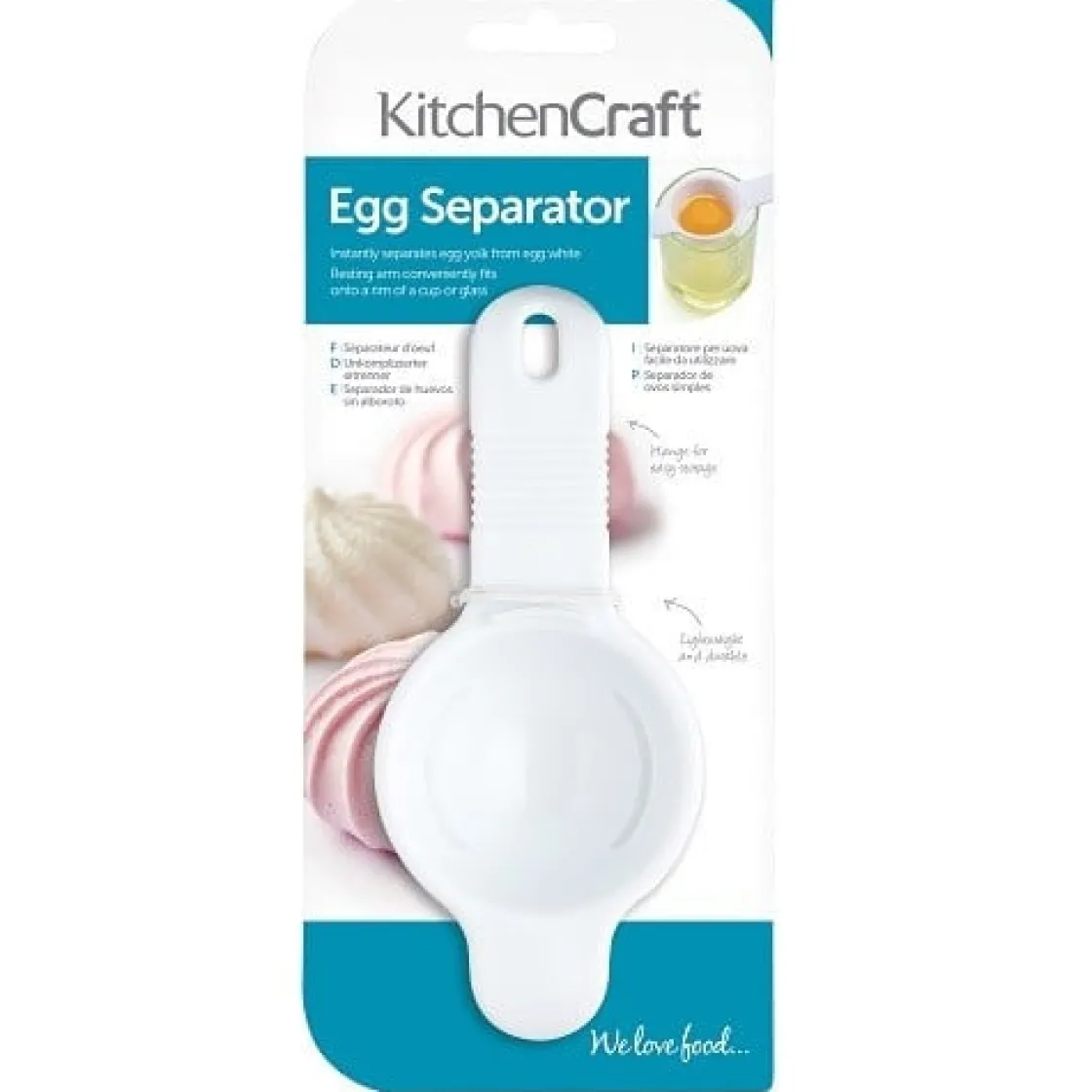 Kitchen Craft Eierscheider kunststof heavy duty* Schillen En Raspen|Bakhulpmiddelen