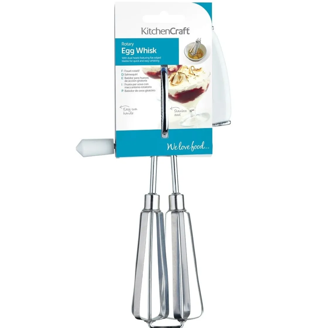 Kitchen Craft Handmixer RVS* Gardes
