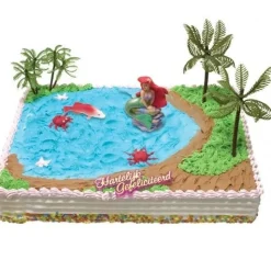 Kleine Zeemeermin taartset (Disney)* Disney Taarttoppers|Taartsets En Toppers