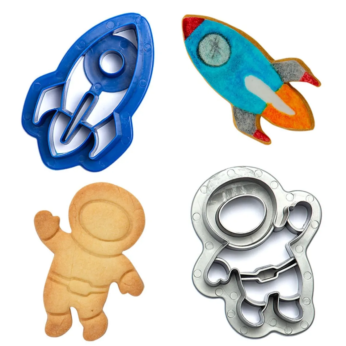 Decora Koekjes Uitsteker Astronaut en Raket* Figuur Stekers