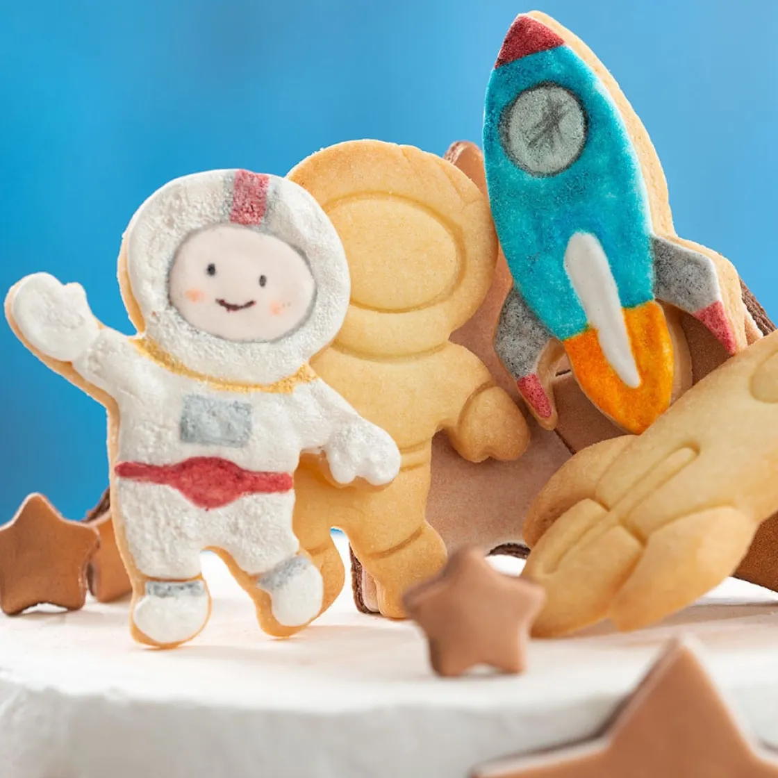 Decora Koekjes Uitsteker Astronaut en Raket* Figuur Stekers