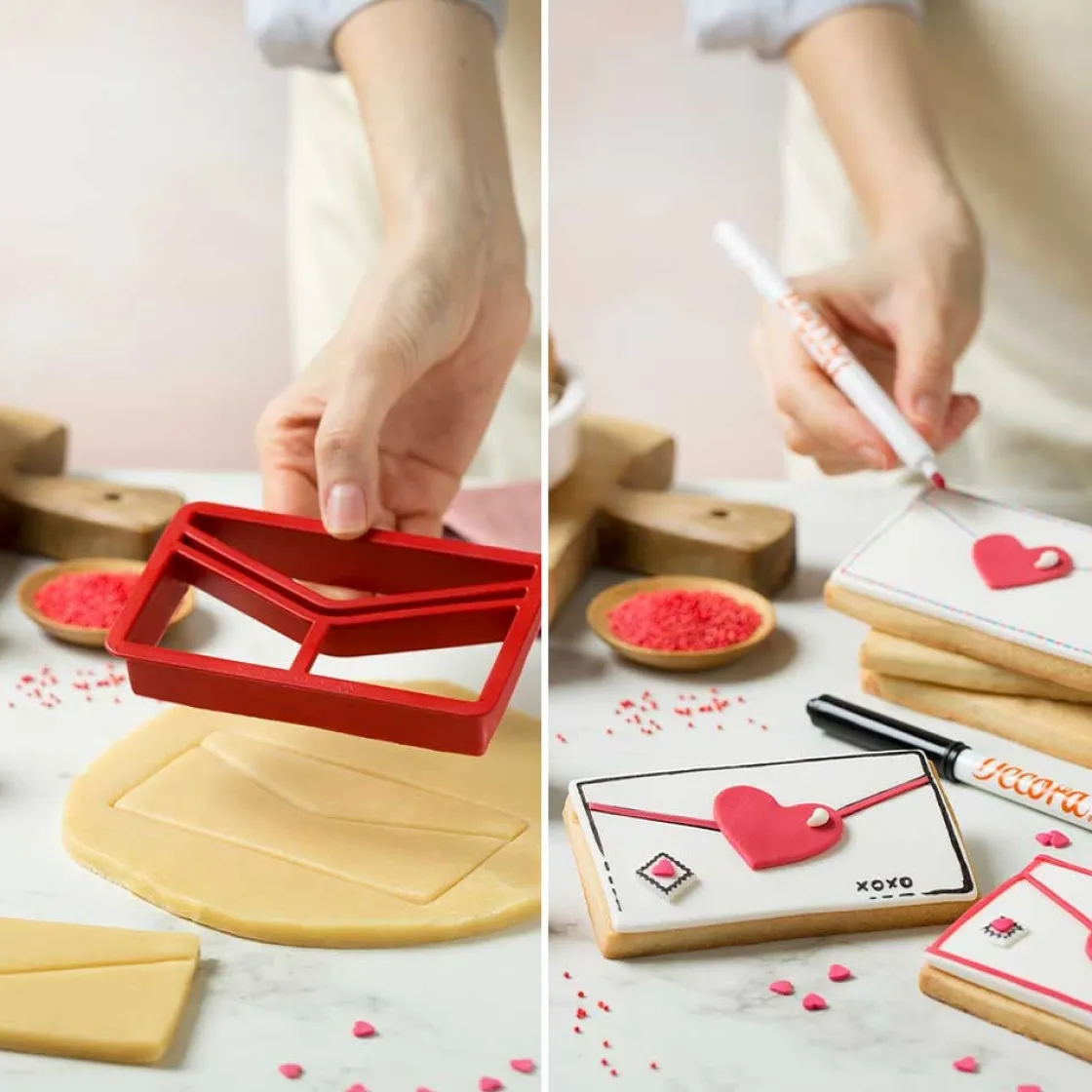 Decora Koekjes Uitsteker Mail 11,2x6x2,2(h)cm* Figuur Stekers