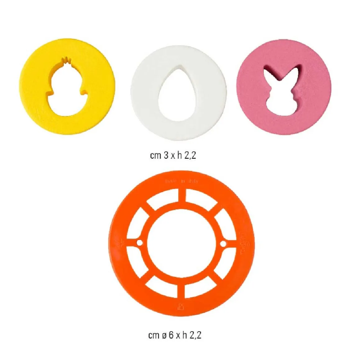 Decora Koekjes Uitsteker Pasen Set/4* Figuur Stekers