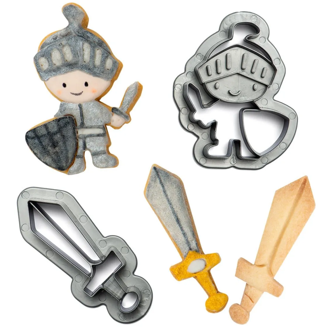 Decora Koekjes Uitsteker Ridder en Zwaard* Figuur Stekers