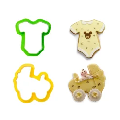 Decora Koekjes Uitsteker Romper en Kinderwagen*** Figuur Stekers