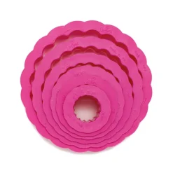 Decora Koekjes Uitsteker Rond Gekarteld Set/6* Figuur Stekers