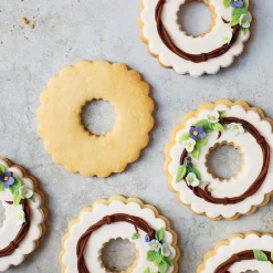 Decora Koekjes Uitsteker Rond Gekarteld Set/6* Figuur Stekers