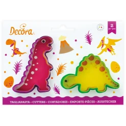 Decora Koekjes Uitsteker Set Dino 2-delig*** Figuur Stekers