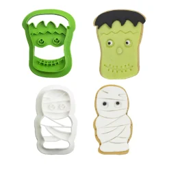 Decora Koekjes Uitsteker Set Halloween Monsters 2-delig* Figuur Stekers