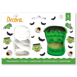 Decora Koekjes Uitsteker Set Halloween Monsters 2-delig* Figuur Stekers