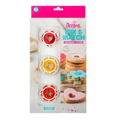 Decora Koekjes Uitsteker Set Mix & Match 6-delig*** Figuur Stekers