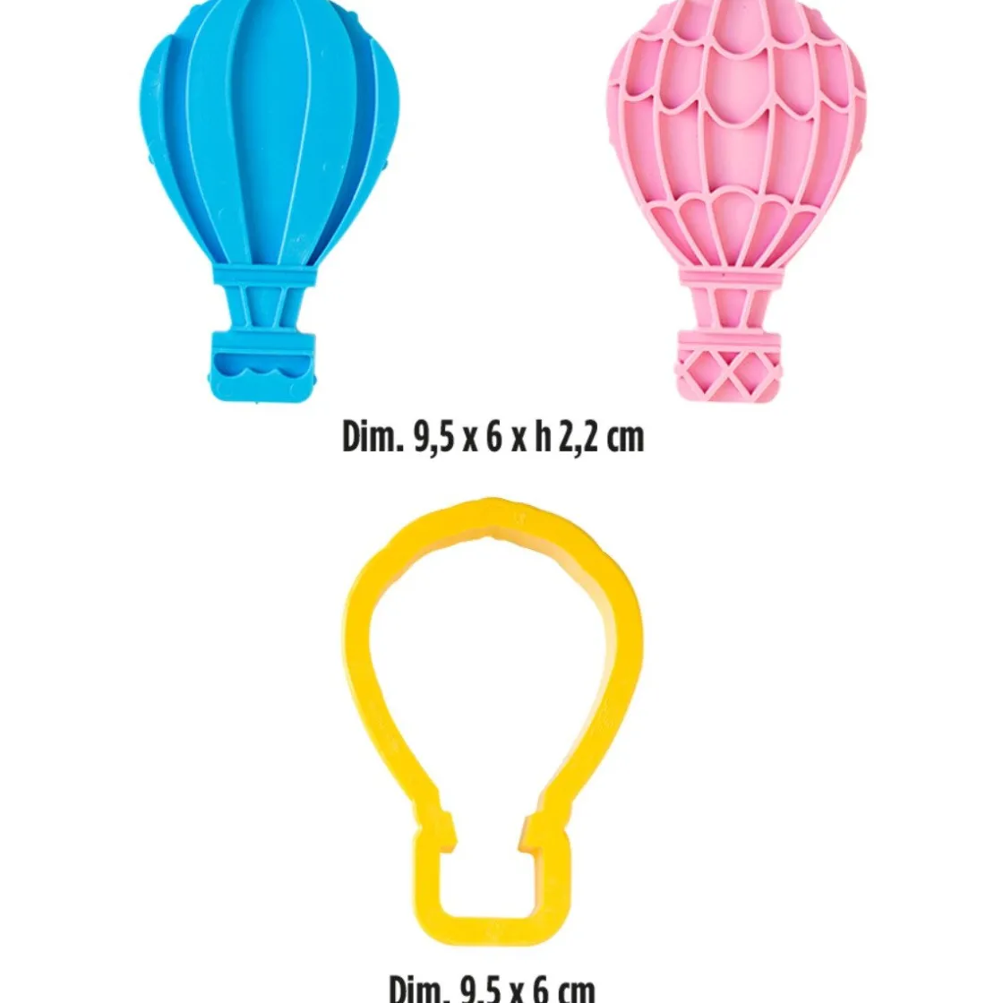 Decora Koekjes Uitstekers Ballon* Figuur Stekers