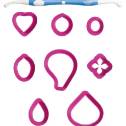 Decora Koekjes Uitstekers Decoreerset Zomer 9st.*** Bloem En Blad Stekers