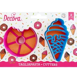 Decora Koekjes Uitstekers Donut en IJsje* Figuur Stekers