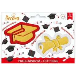 Decora Koekjes Uitstekers Geslaagd 2-delig* Figuur Stekers