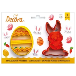 Decora Koekjes Uitstekers Paashaas en Ei* Figuur Stekers