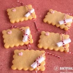 Decora Koekjes Uitstekerset Rechthoek met Kartel 4st.* Figuur Stekers