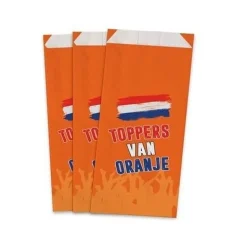 Overig Koekzak Toppers van Oranje 100+42,5x270mm* Zakken