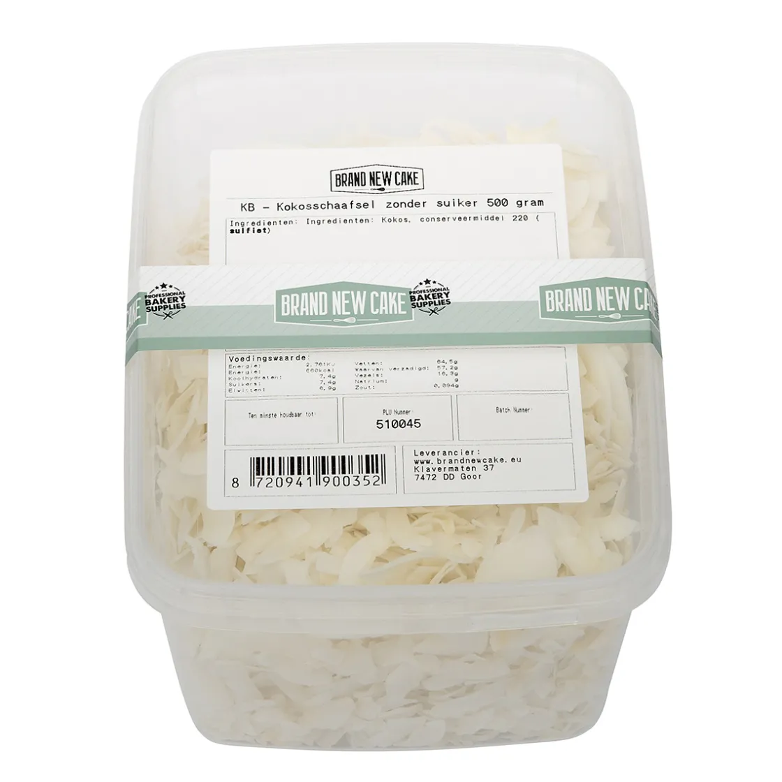 BrandNewCake Kokosschaafsel 500g* Zaden, Granen, Noten En Vruchten